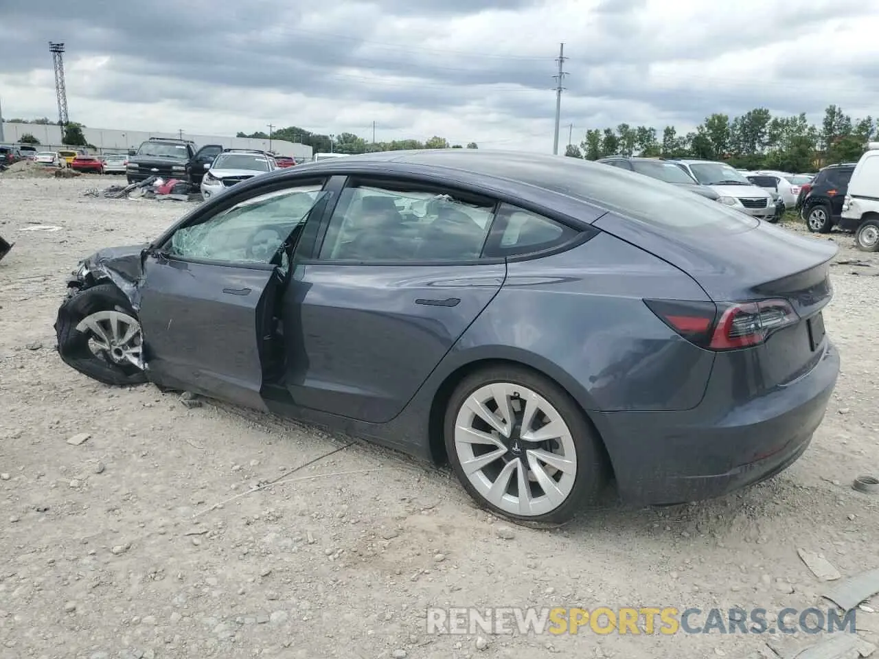 2 Фотография поврежденного автомобиля 5YJ3E1EA4PF435878 TESLA MODEL 3 2023