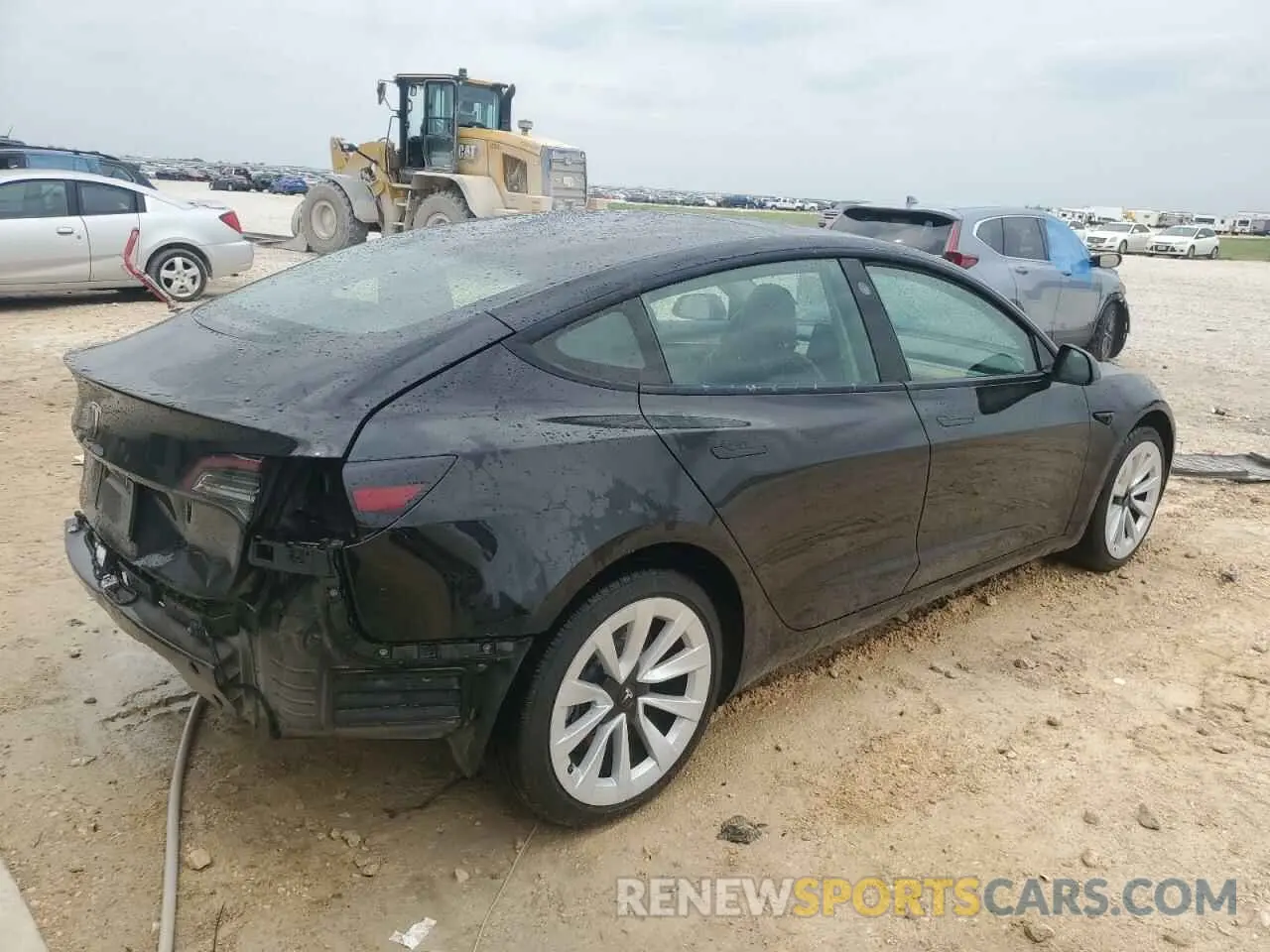 3 Photograph of a damaged car 5YJ3E1EA4PF439347 TESLA MODEL 3 2023