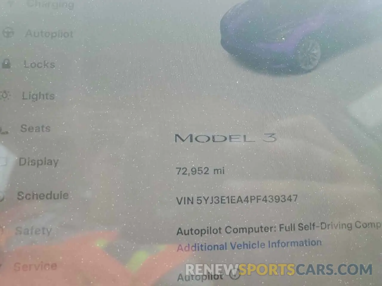 9 Photograph of a damaged car 5YJ3E1EA4PF439347 TESLA MODEL 3 2023