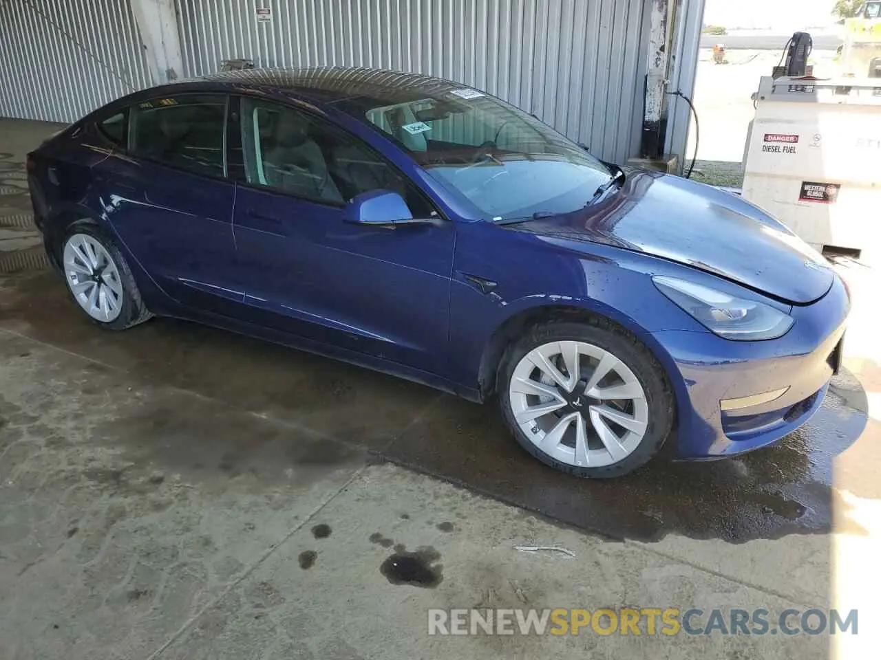 4 Фотография поврежденного автомобиля 5YJ3E1EA4PF449389 TESLA MODEL 3 2023