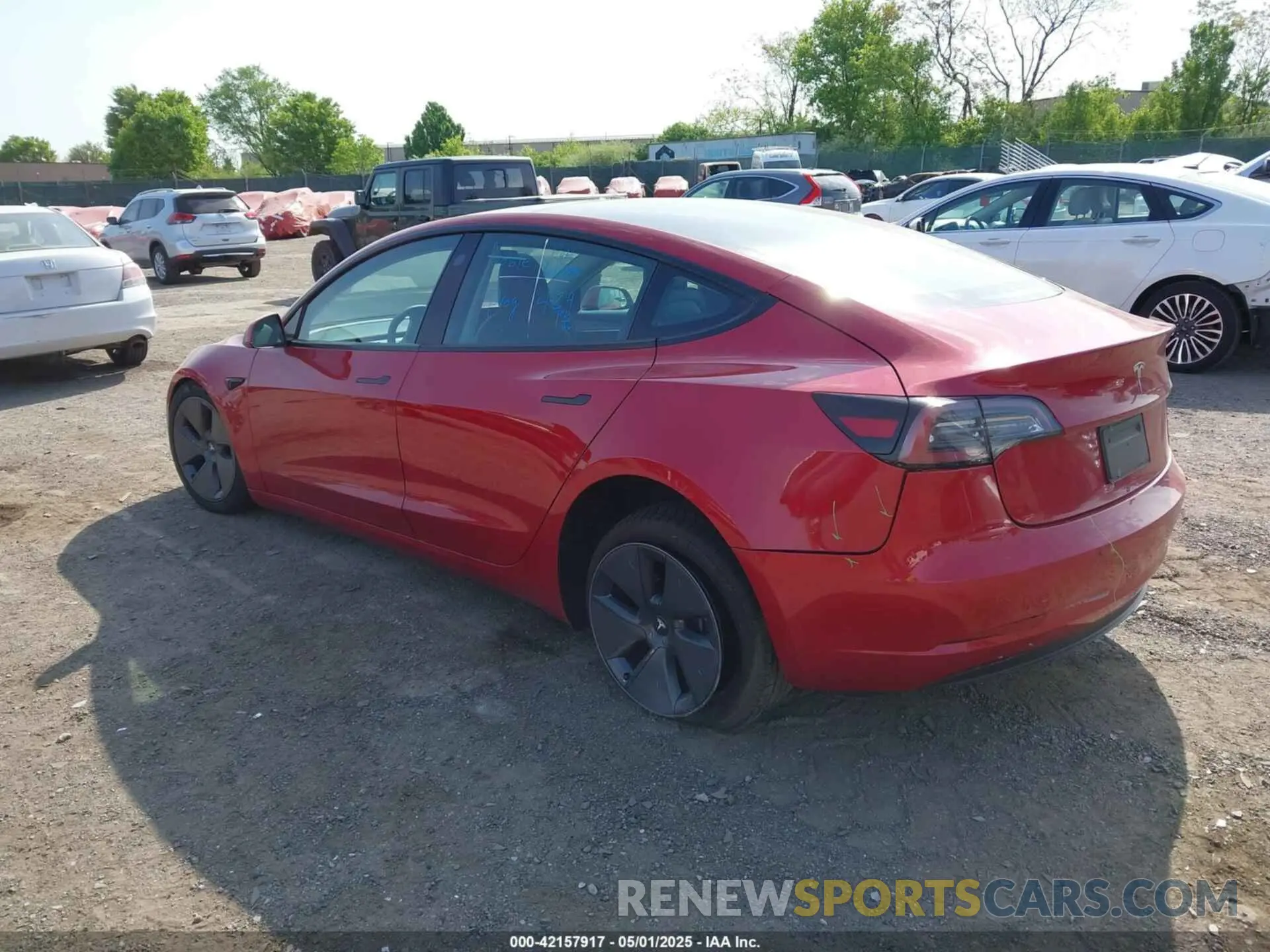 3 Photograph of a damaged car 5YJ3E1EA4PF454155 TESLA MODEL 3 2023
