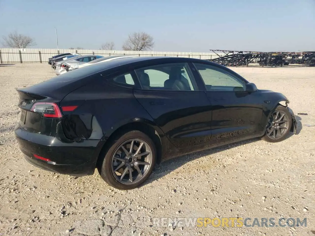 3 Photograph of a damaged car 5YJ3E1EA4PF457170 TESLA MODEL 3 2023