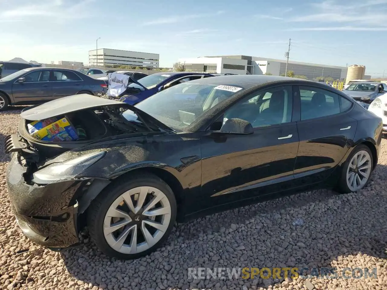 1 Фотография поврежденного автомобиля 5YJ3E1EA4PF459775 TESLA MODEL 3 2023