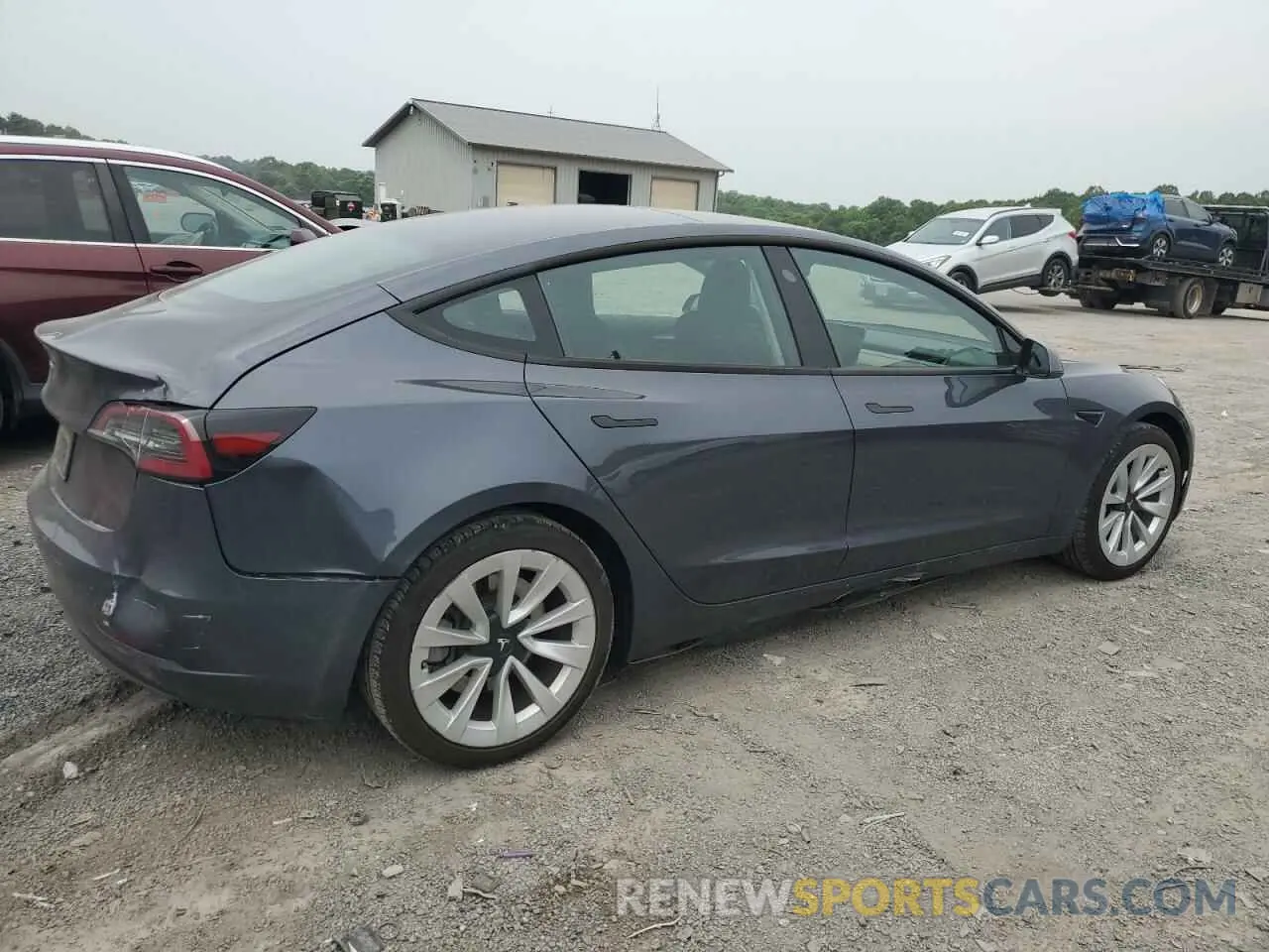 3 Photograph of a damaged car 5YJ3E1EA4PF465172 TESLA MODEL 3 2023