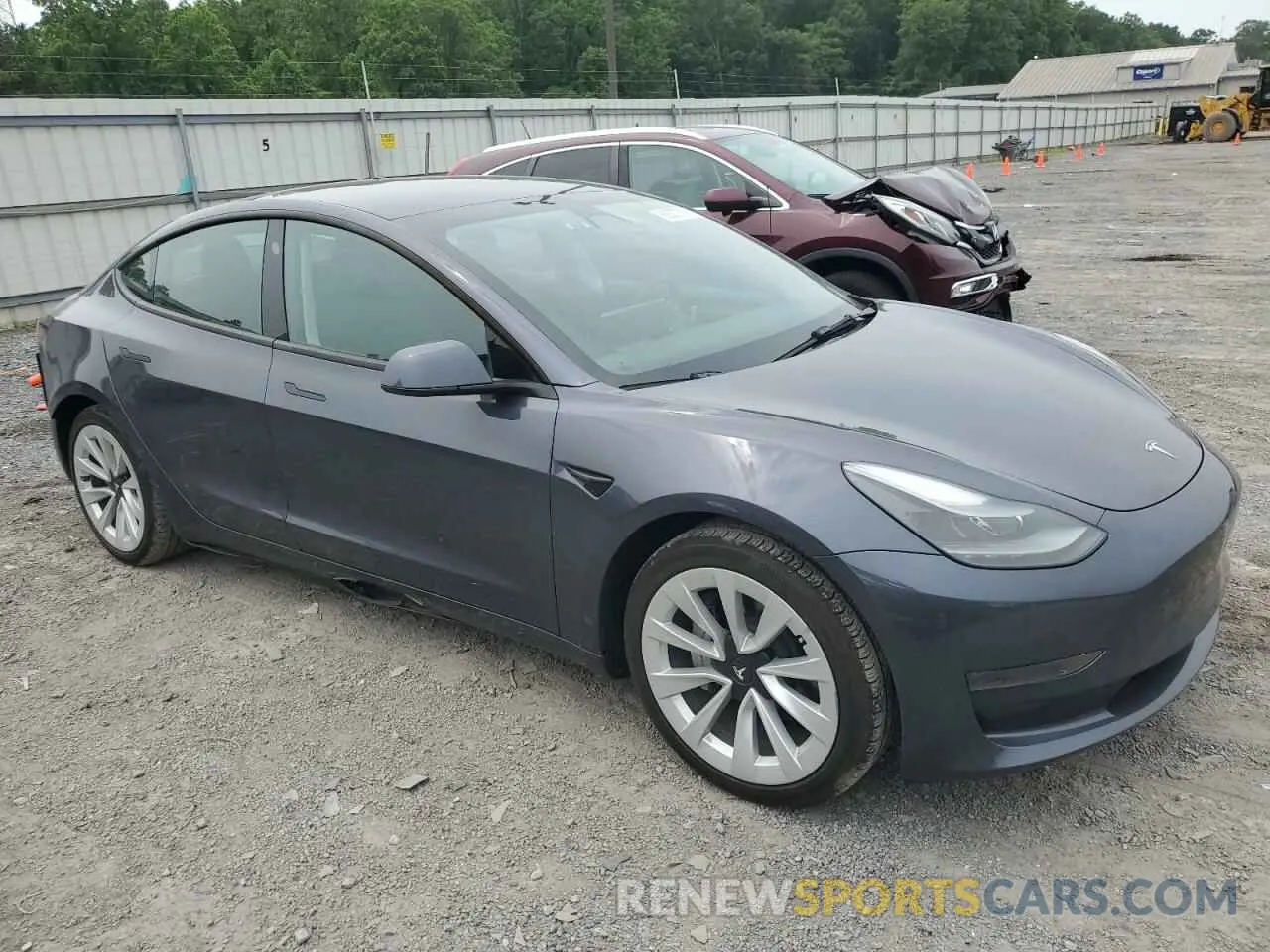 4 Photograph of a damaged car 5YJ3E1EA4PF465172 TESLA MODEL 3 2023