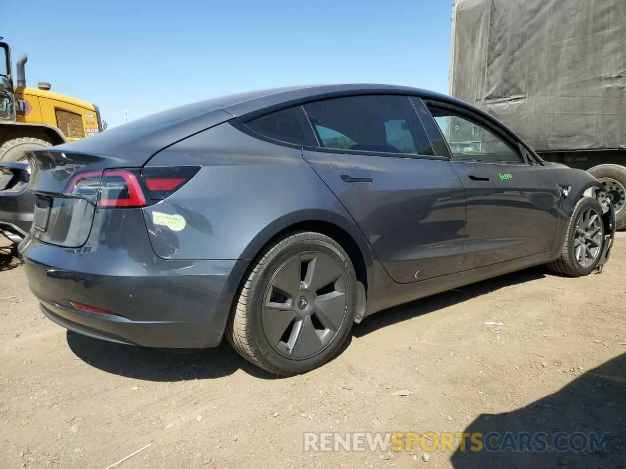 3 Photograph of a damaged car 5YJ3E1EA4PF466113 TESLA MODEL 3 2023