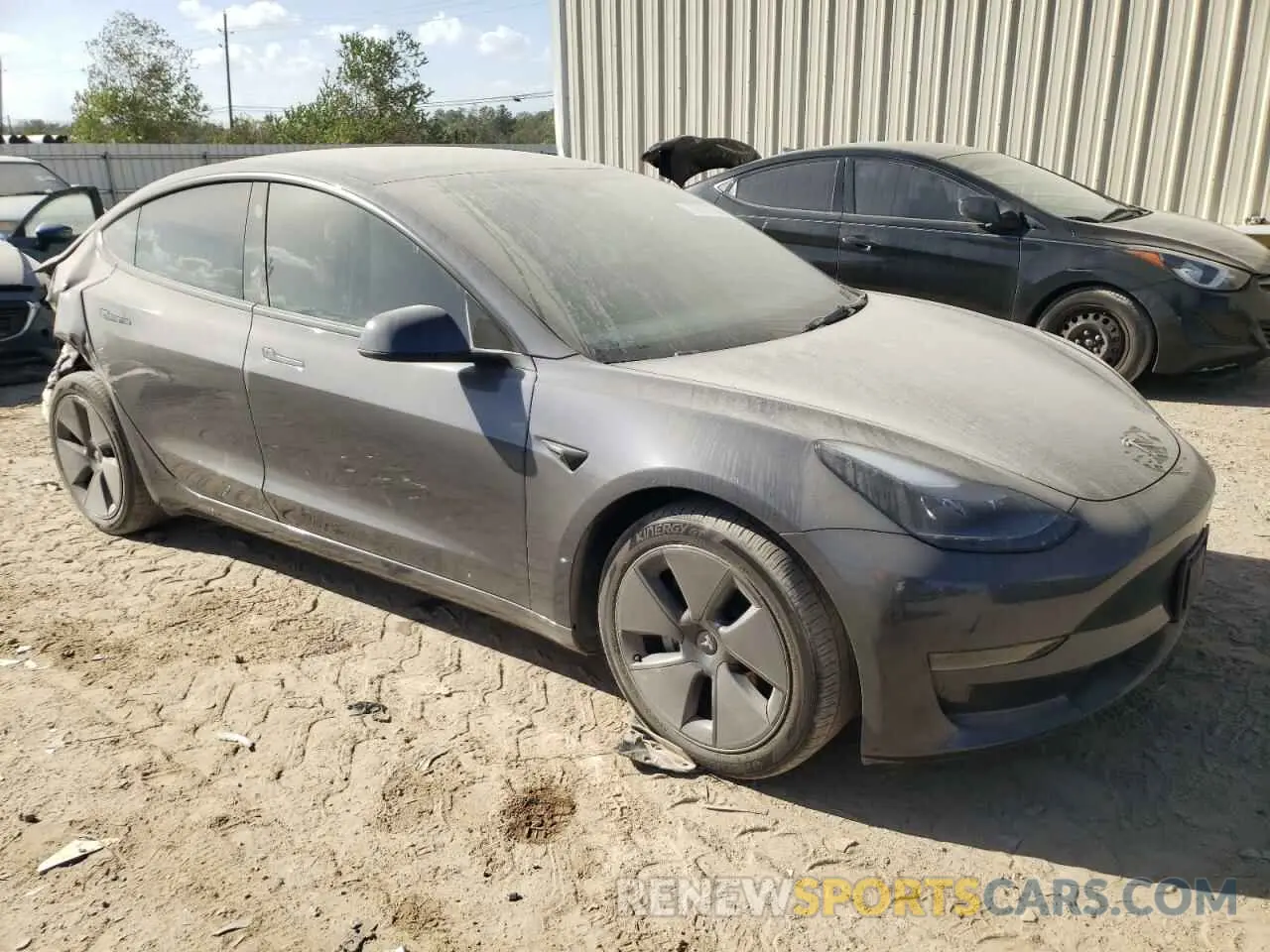 4 Photograph of a damaged car 5YJ3E1EA4PF473675 TESLA MODEL 3 2023