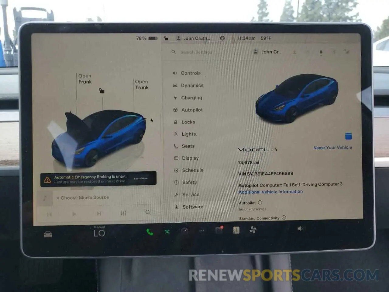 9 Photograph of a damaged car 5YJ3E1EA4PF496888 TESLA MODEL 3 2023