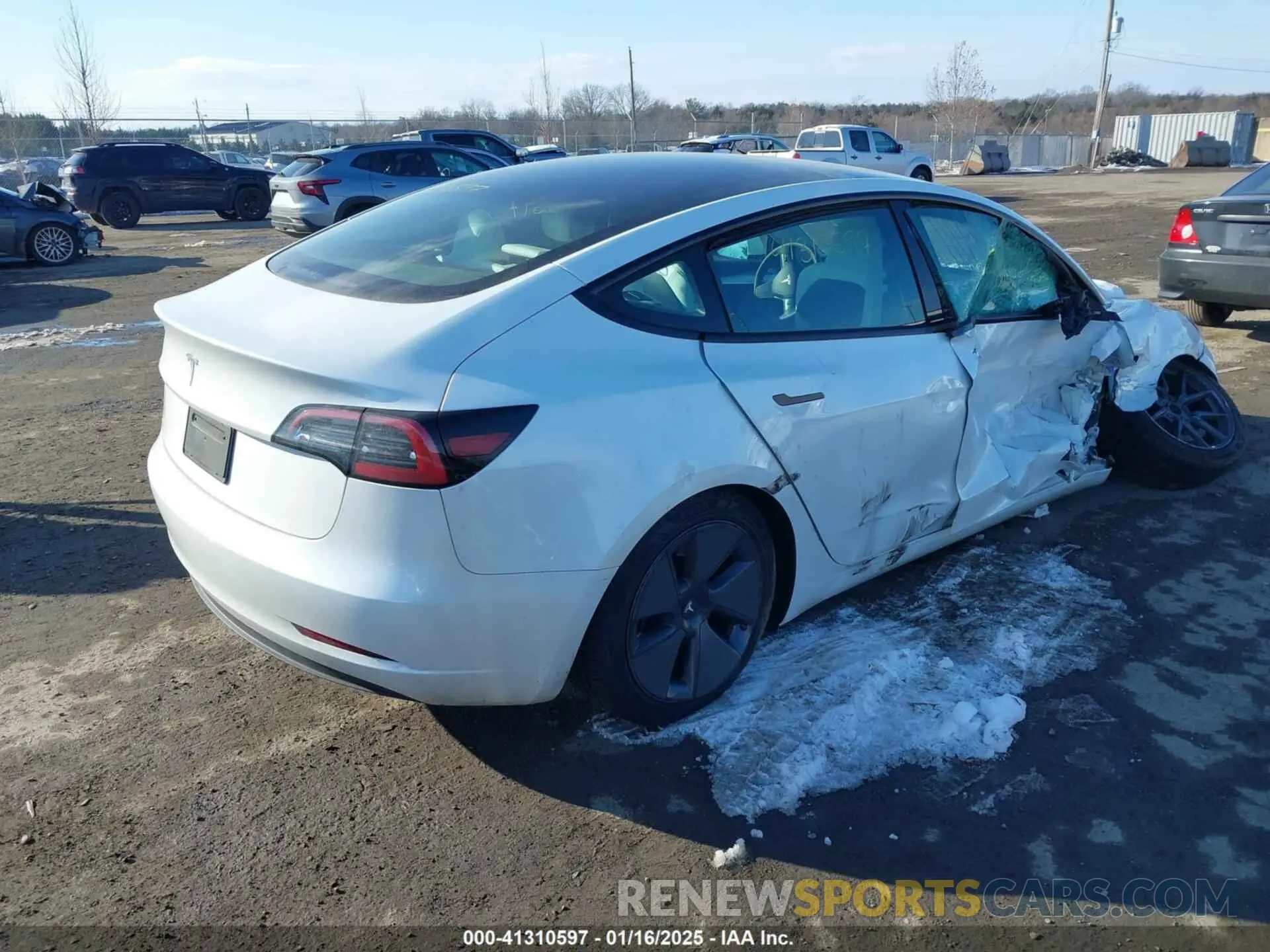 4 Фотография поврежденного автомобиля 5YJ3E1EA4PF505850 TESLA MODEL 3 2023