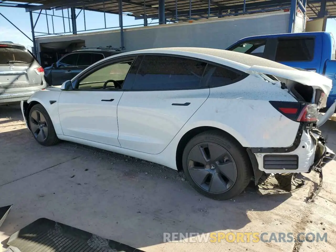 2 Photograph of a damaged car 5YJ3E1EA4PF510451 TESLA MODEL 3 2023