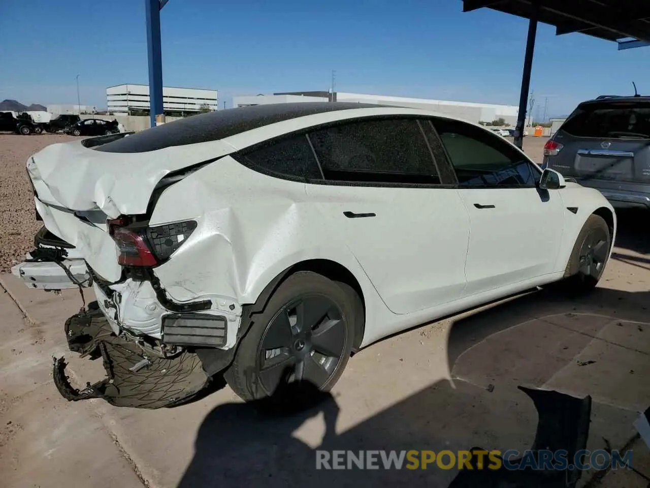 3 Photograph of a damaged car 5YJ3E1EA4PF510451 TESLA MODEL 3 2023