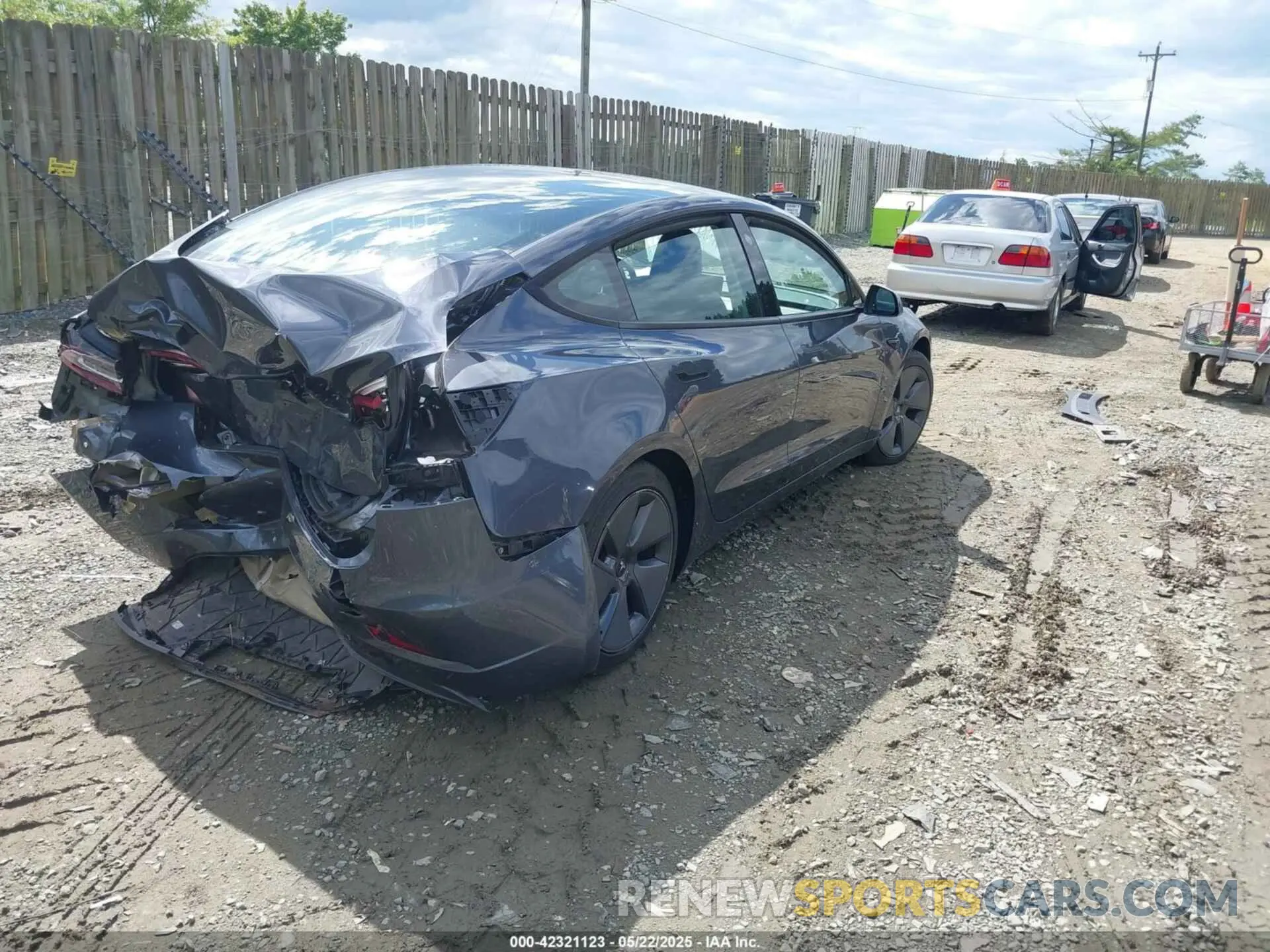 4 Фотография поврежденного автомобиля 5YJ3E1EA4PF515844 TESLA MODEL 3 2023