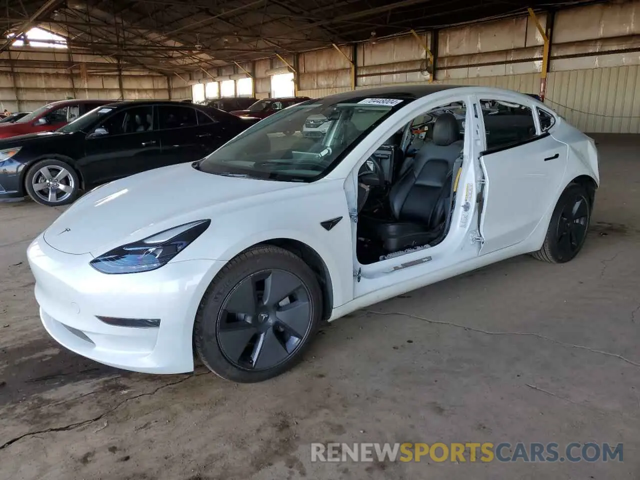 1 Photograph of a damaged car 5YJ3E1EA4PF556524 TESLA MODEL 3 2023