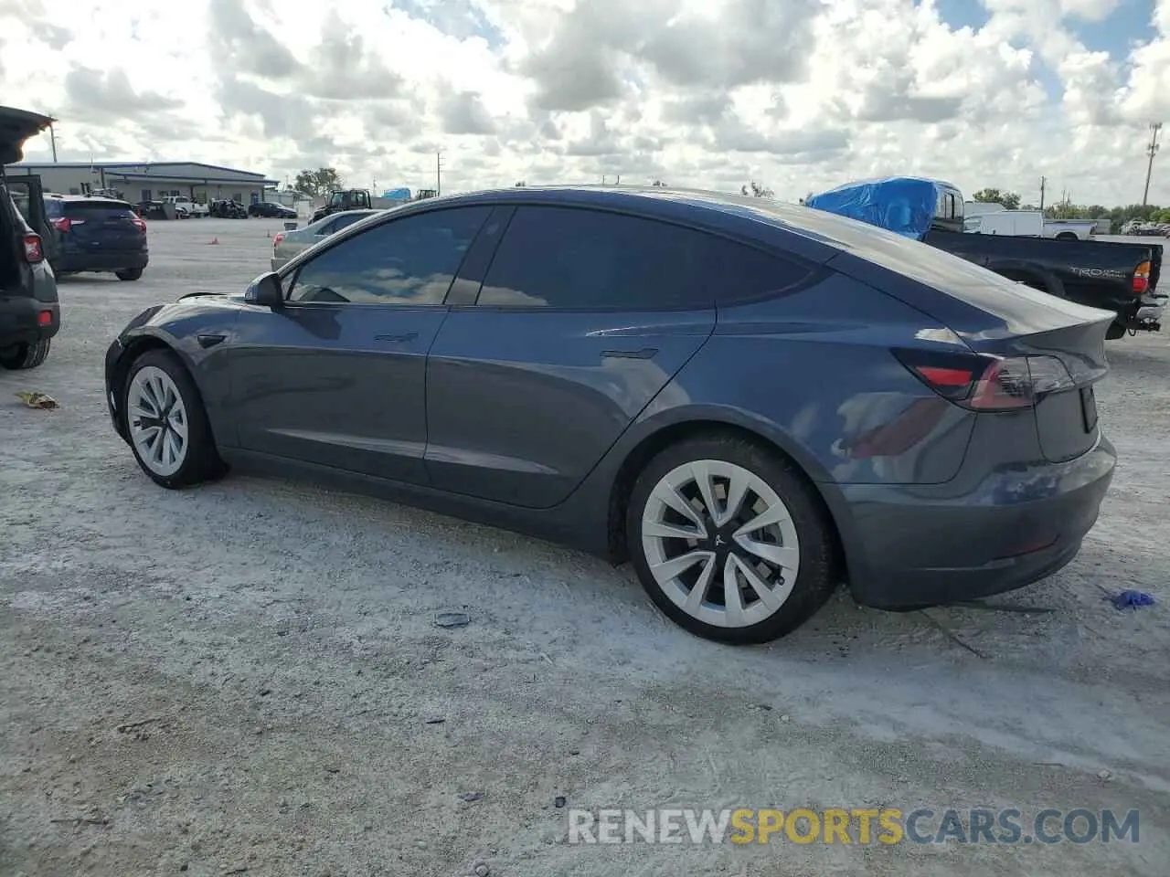 2 Photograph of a damaged car 5YJ3E1EA4PF558094 TESLA MODEL 3 2023
