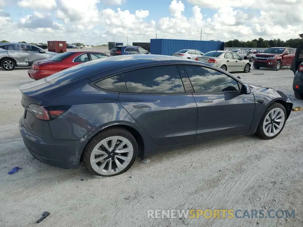 3 Photograph of a damaged car 5YJ3E1EA4PF558094 TESLA MODEL 3 2023