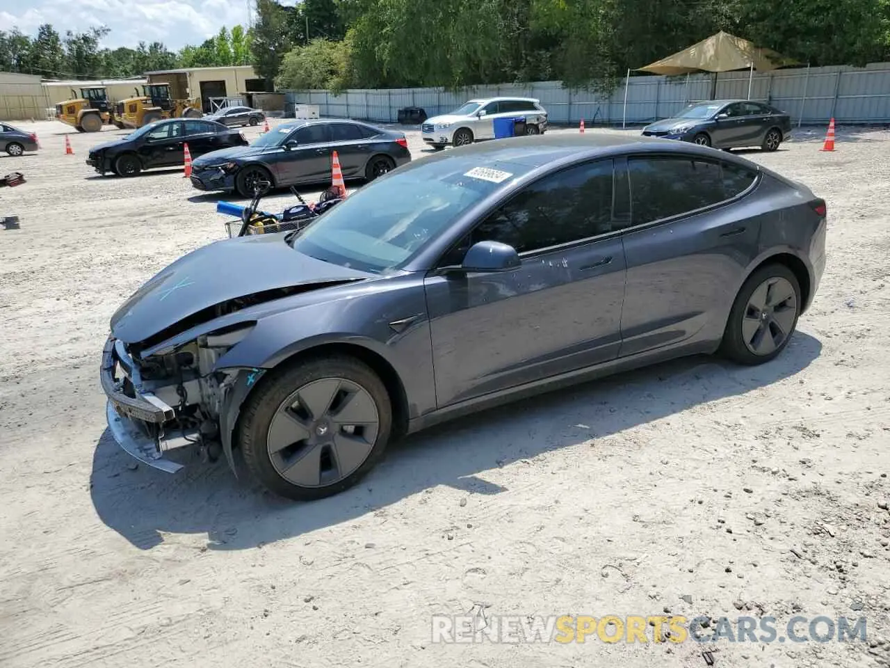 1 Photograph of a damaged car 5YJ3E1EA4PF559309 TESLA MODEL 3 2023