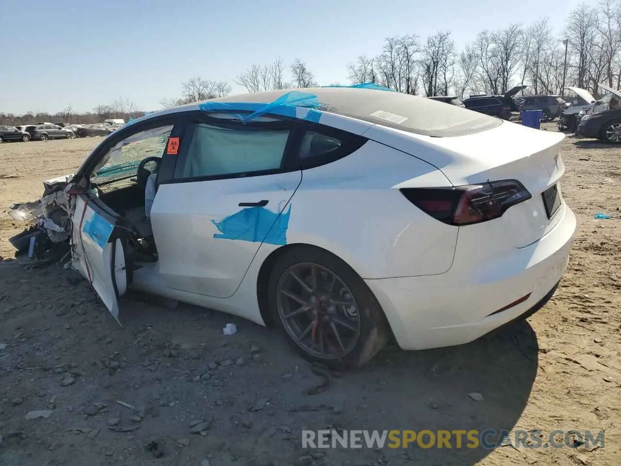 2 Photograph of a damaged car 5YJ3E1EA4PF566177 TESLA MODEL 3 2023