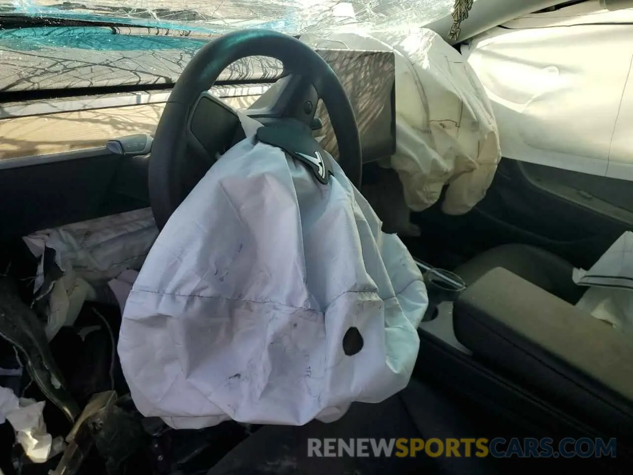 8 Photograph of a damaged car 5YJ3E1EA4PF566177 TESLA MODEL 3 2023