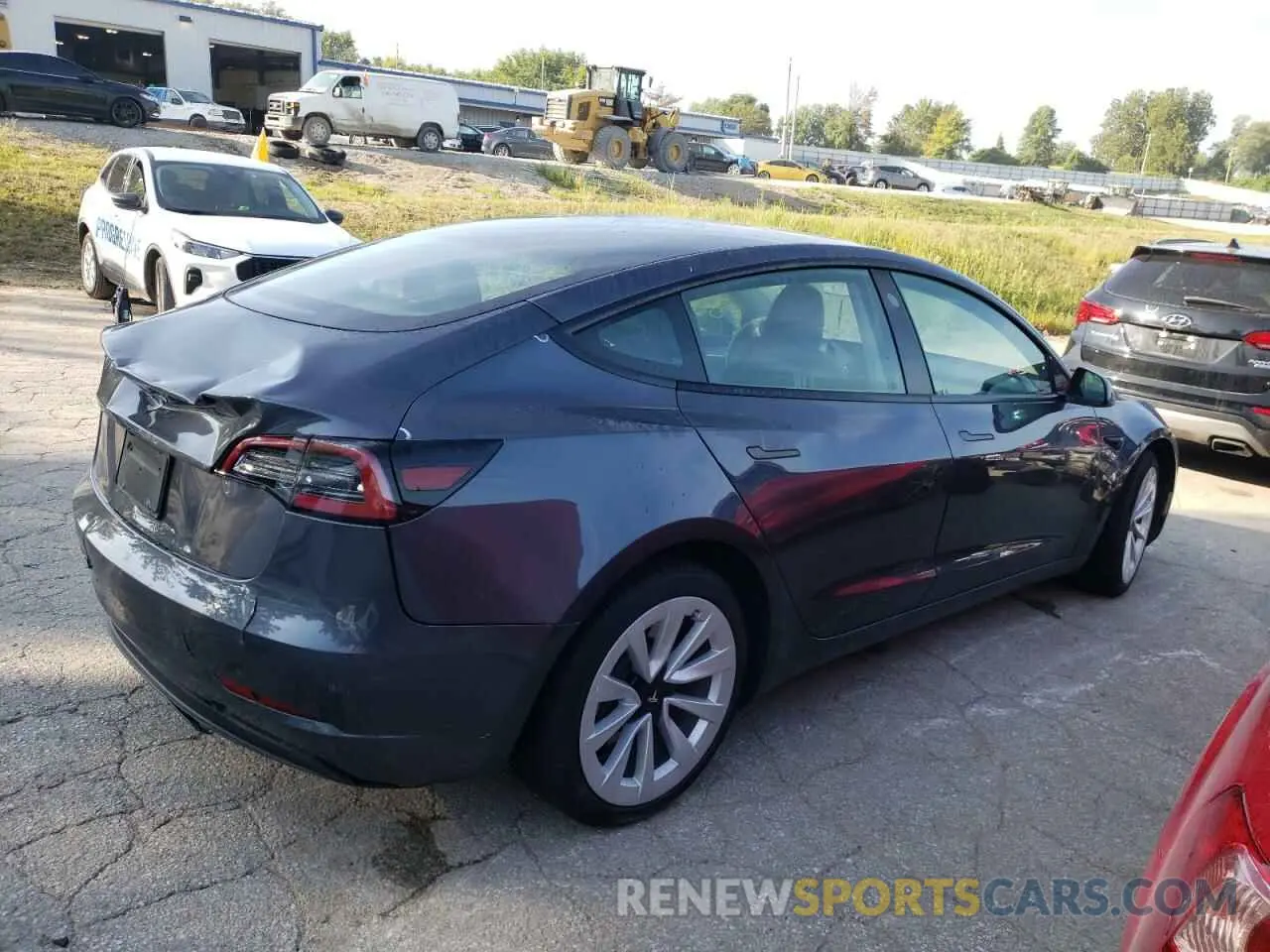 3 Photograph of a damaged car 5YJ3E1EA4PF570231 TESLA MODEL 3 2023