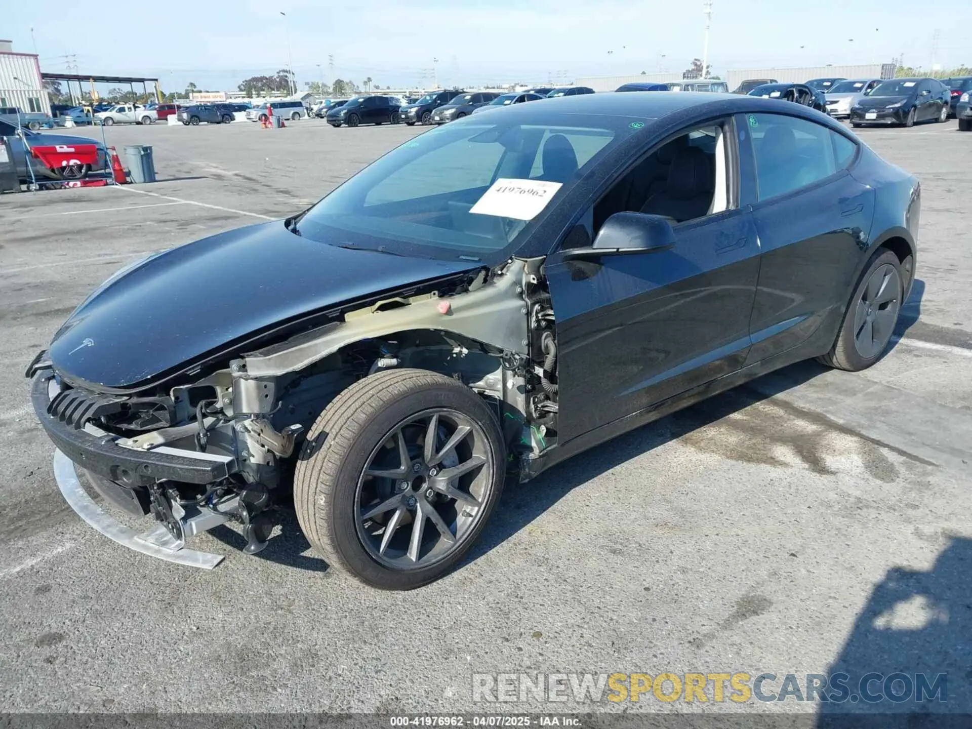 2 Photograph of a damaged car 5YJ3E1EA4PF571895 TESLA MODEL 3 2023