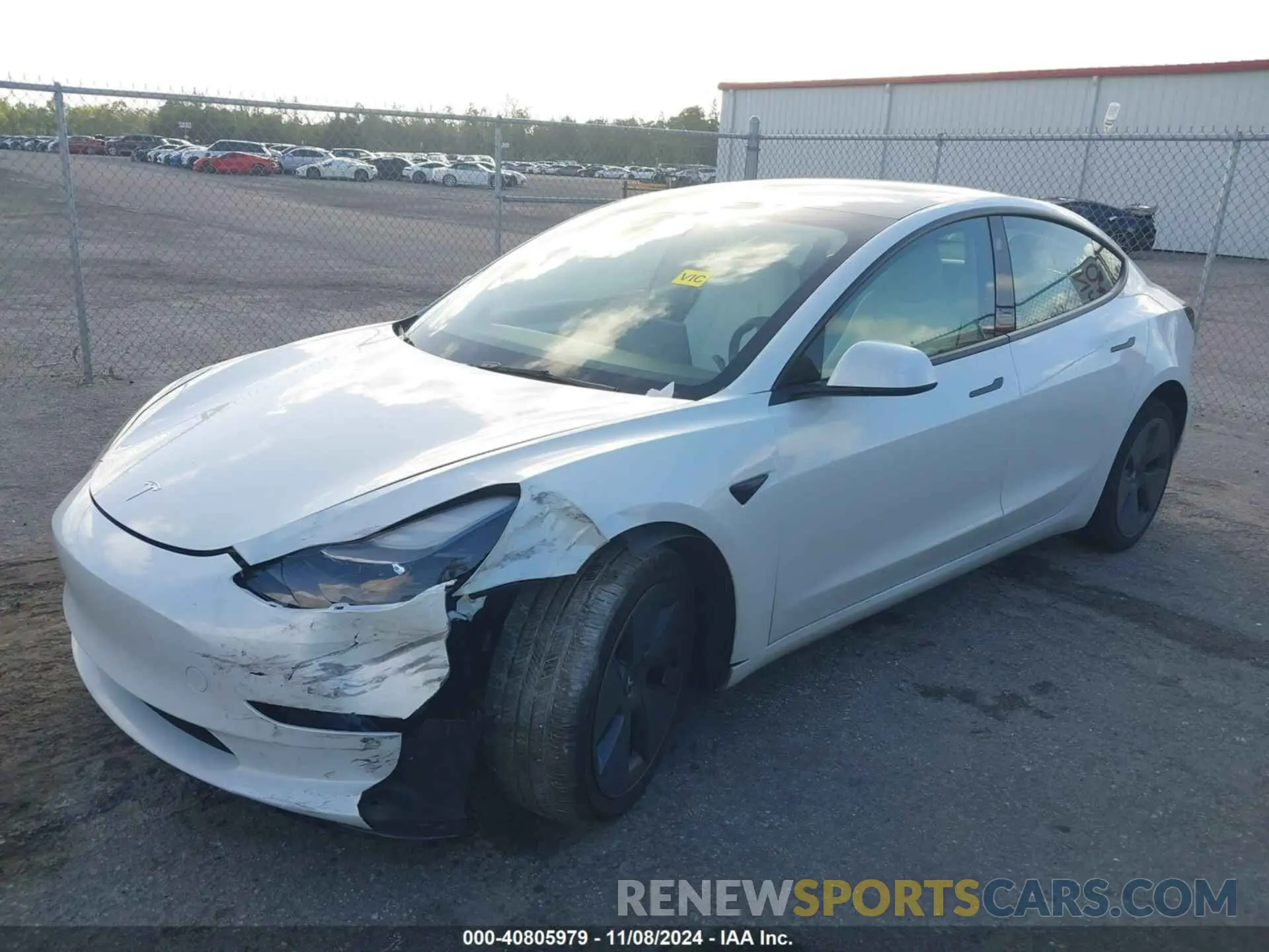2 Photograph of a damaged car 5YJ3E1EA4PF574411 TESLA MODEL 3 2023