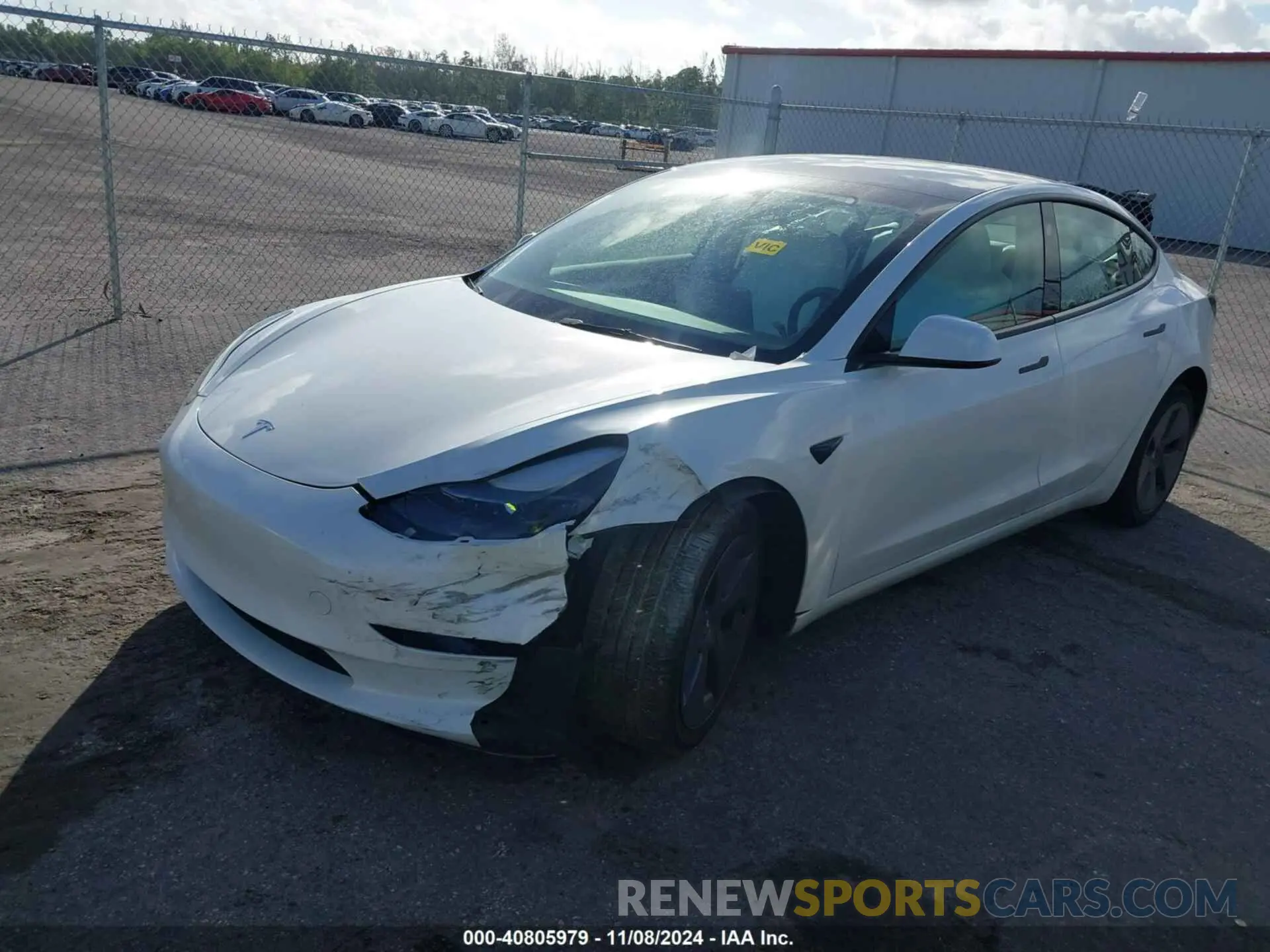 6 Photograph of a damaged car 5YJ3E1EA4PF574411 TESLA MODEL 3 2023