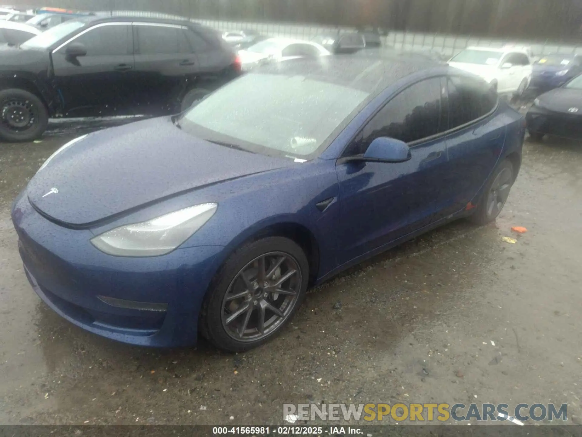 2 Photograph of a damaged car 5YJ3E1EA4PF576045 TESLA MODEL 3 2023