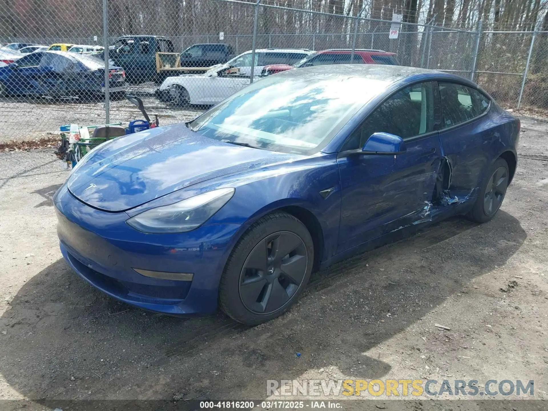 2 Фотография поврежденного автомобиля 5YJ3E1EA4PF581441 TESLA MODEL 3 2023