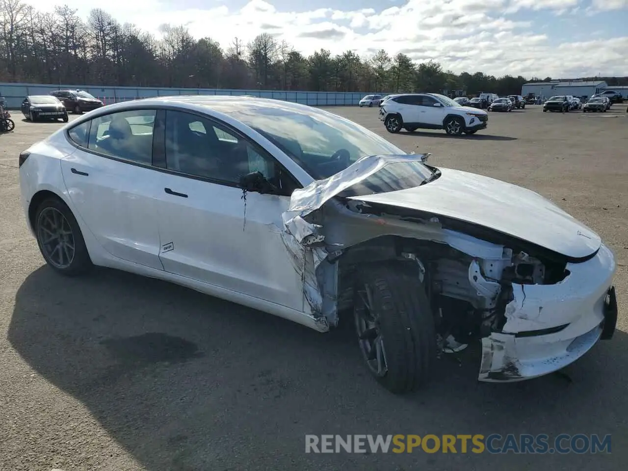 4 Фотография поврежденного автомобиля 5YJ3E1EA4PF587904 TESLA MODEL 3 2023
