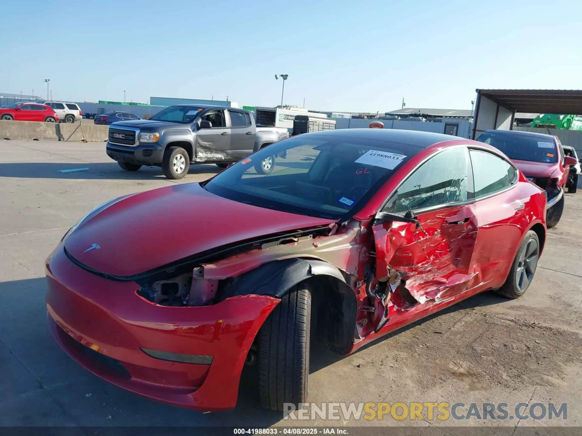 6 Photograph of a damaged car 5YJ3E1EA4PF601705 TESLA MODEL 3 2023