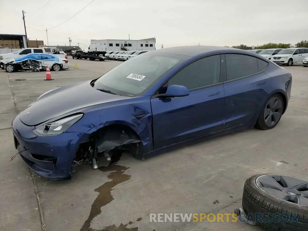 1 Фотография поврежденного автомобиля 5YJ3E1EA4PF612106 TESLA MODEL 3 2023