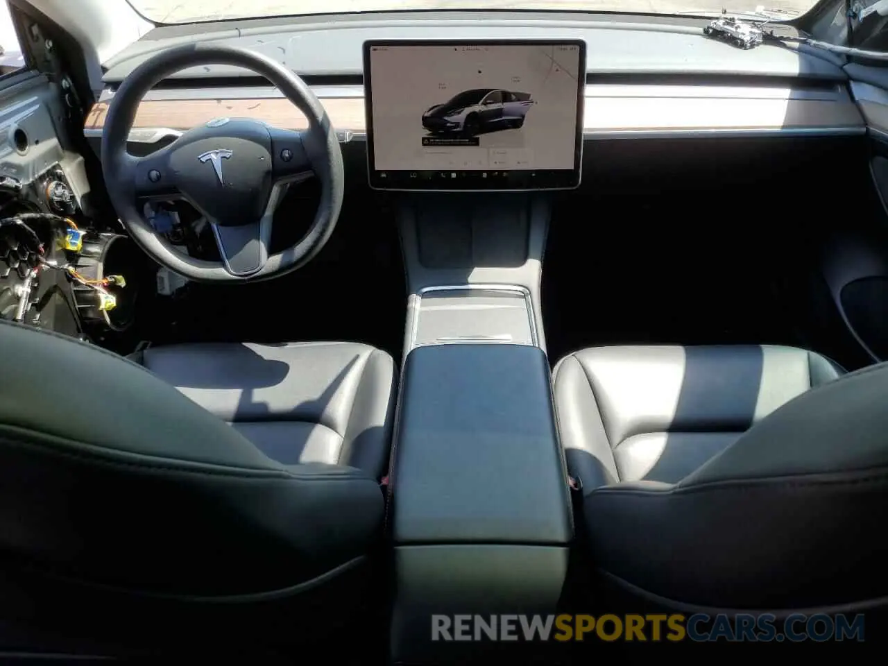 8 Фотография поврежденного автомобиля 5YJ3E1EA4PF615975 TESLA MODEL 3 2023