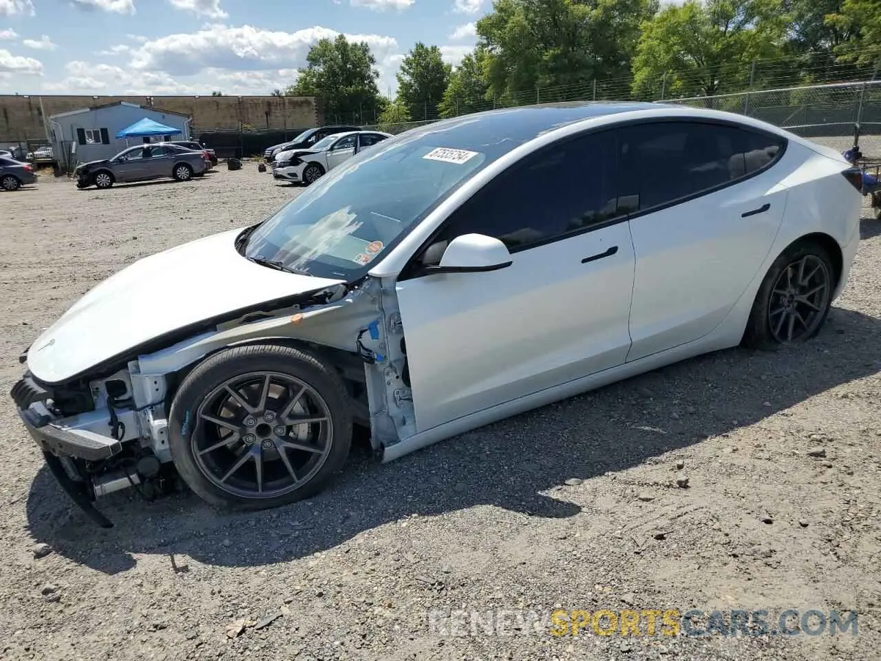 1 Photograph of a damaged car 5YJ3E1EA4PF638401 TESLA MODEL 3 2023