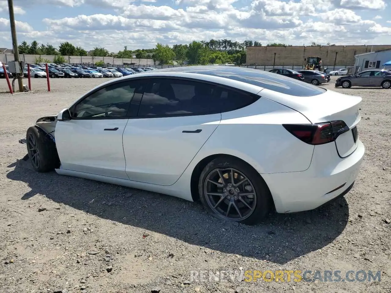 2 Photograph of a damaged car 5YJ3E1EA4PF638401 TESLA MODEL 3 2023