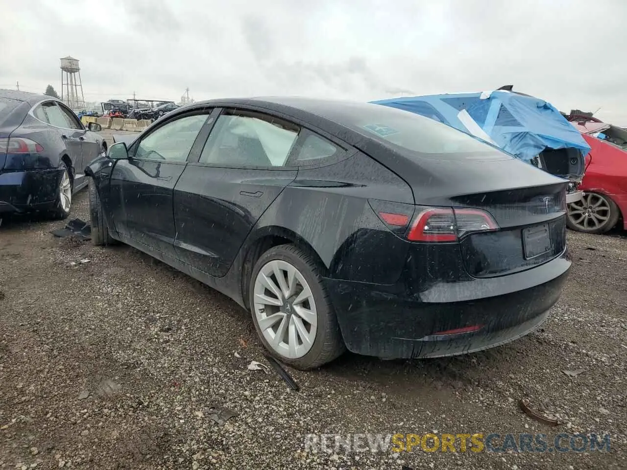 2 Photograph of a damaged car 5YJ3E1EA4PF641282 TESLA MODEL 3 2023