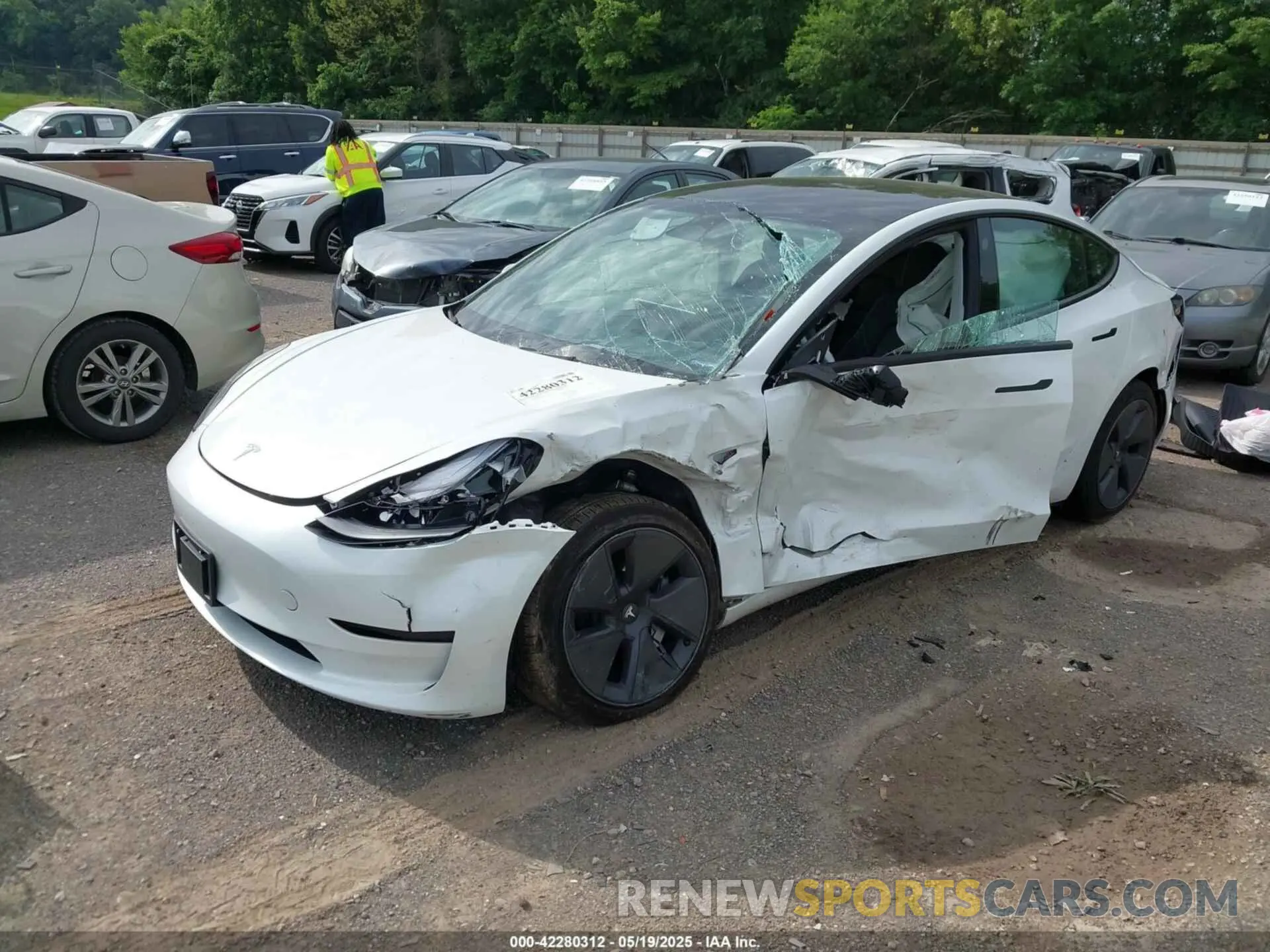 6 Photograph of a damaged car 5YJ3E1EA4PF644621 TESLA MODEL 3 2023