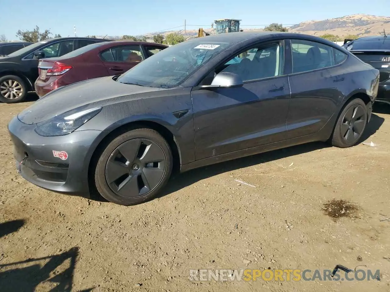 1 Photograph of a damaged car 5YJ3E1EA4PF653870 TESLA MODEL 3 2023