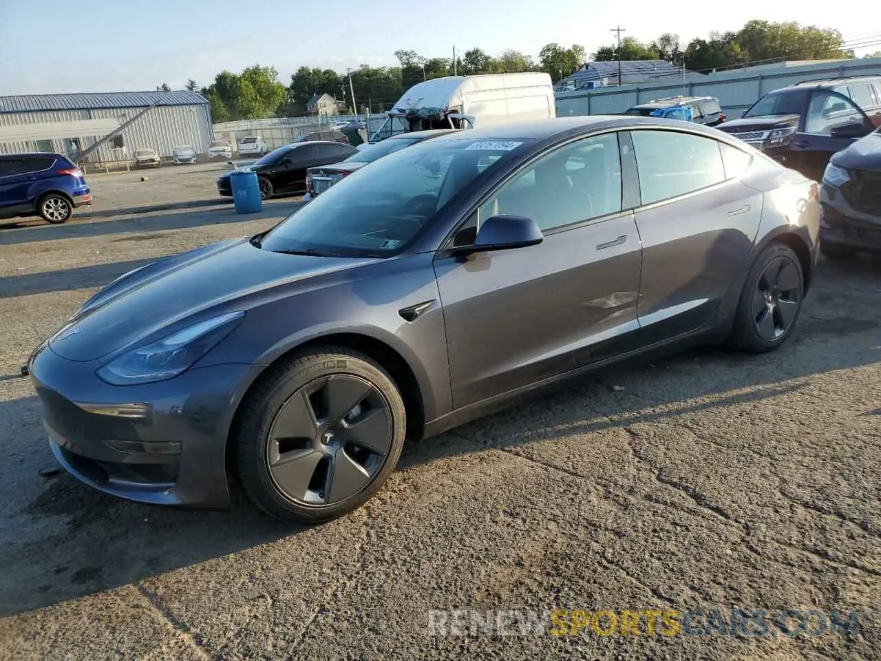 1 Photograph of a damaged car 5YJ3E1EA4PF665789 TESLA MODEL 3 2023