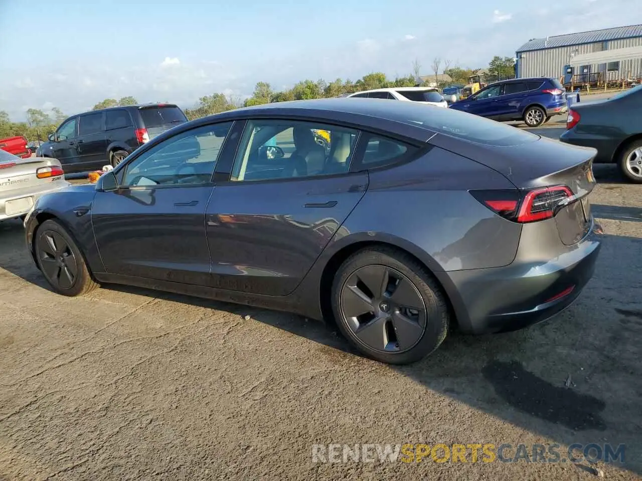 2 Photograph of a damaged car 5YJ3E1EA4PF665789 TESLA MODEL 3 2023