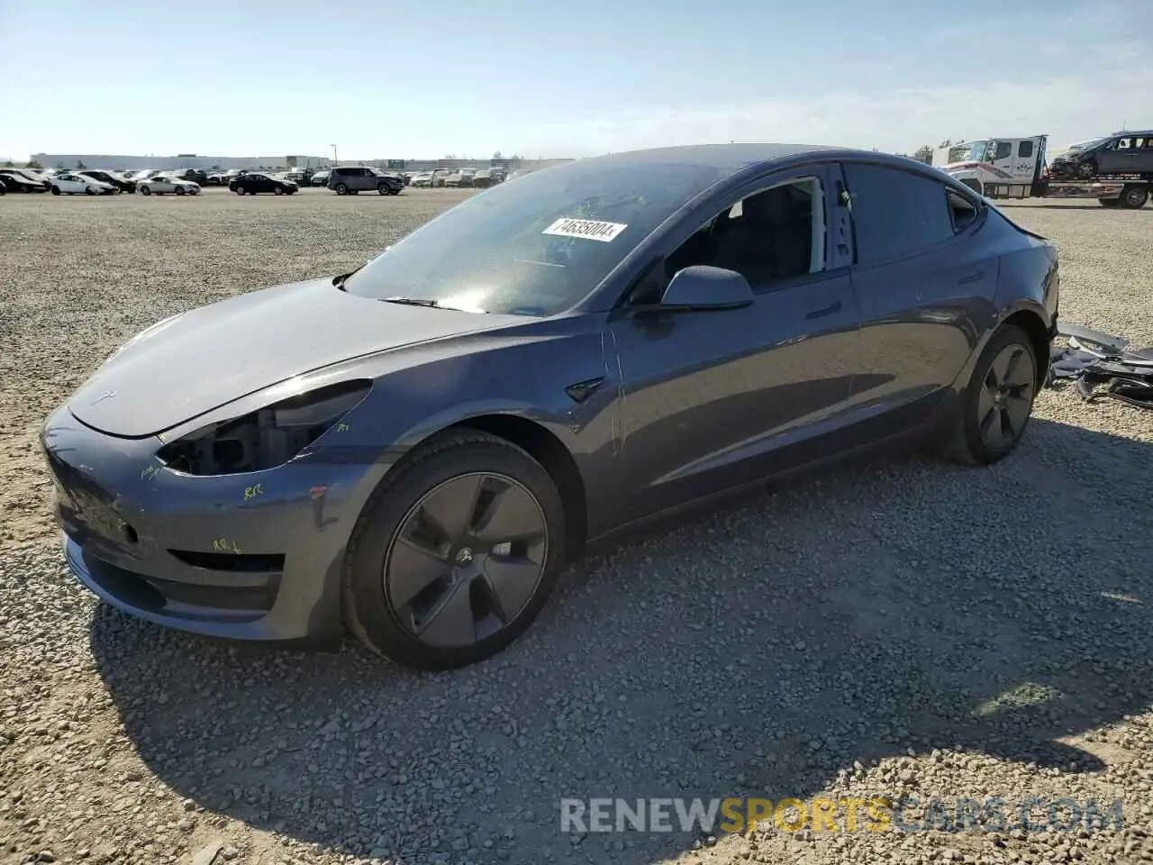 1 Photograph of a damaged car 5YJ3E1EA4PF666778 TESLA MODEL 3 2023