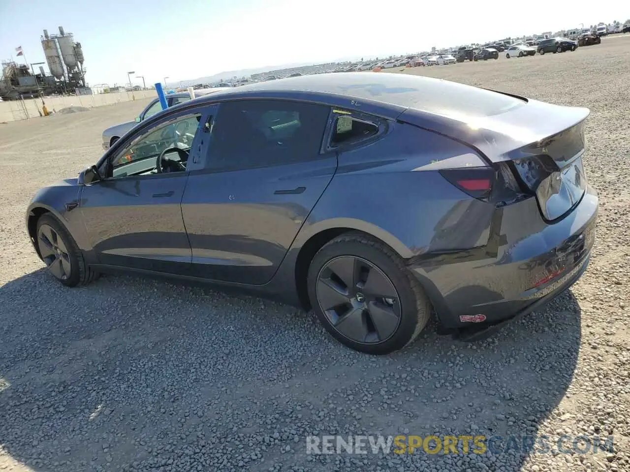 2 Photograph of a damaged car 5YJ3E1EA4PF666778 TESLA MODEL 3 2023