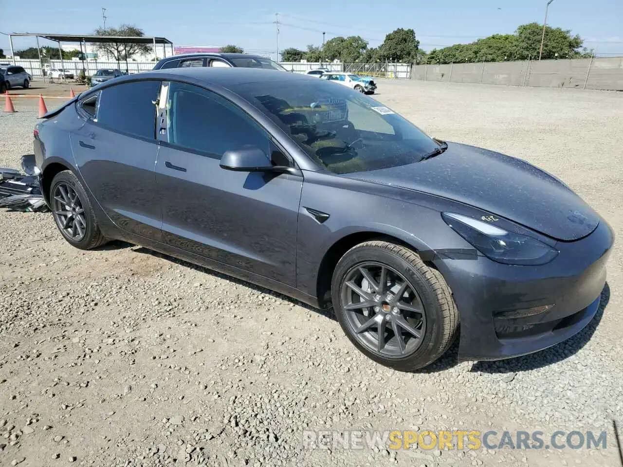 4 Photograph of a damaged car 5YJ3E1EA4PF666778 TESLA MODEL 3 2023