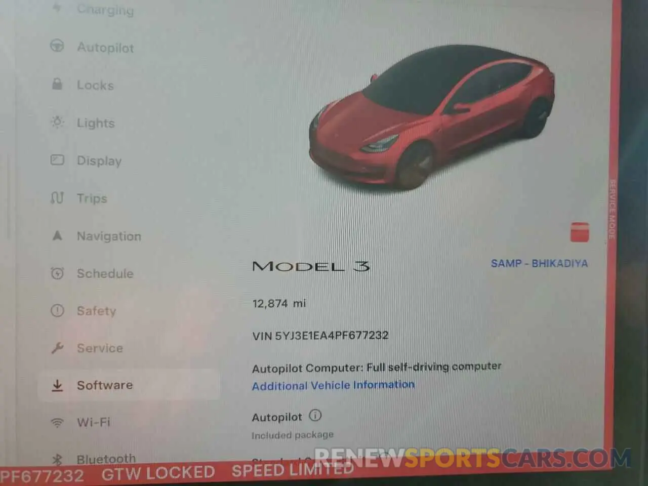 9 Photograph of a damaged car 5YJ3E1EA4PF677232 TESLA MODEL 3 2023