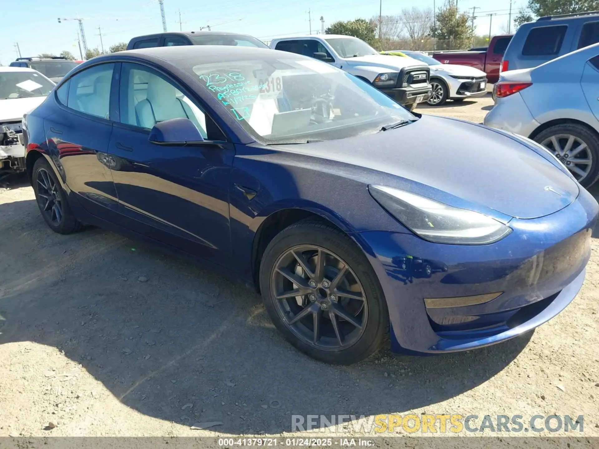 1 Photograph of a damaged car 5YJ3E1EA4PF677859 TESLA MODEL 3 2023