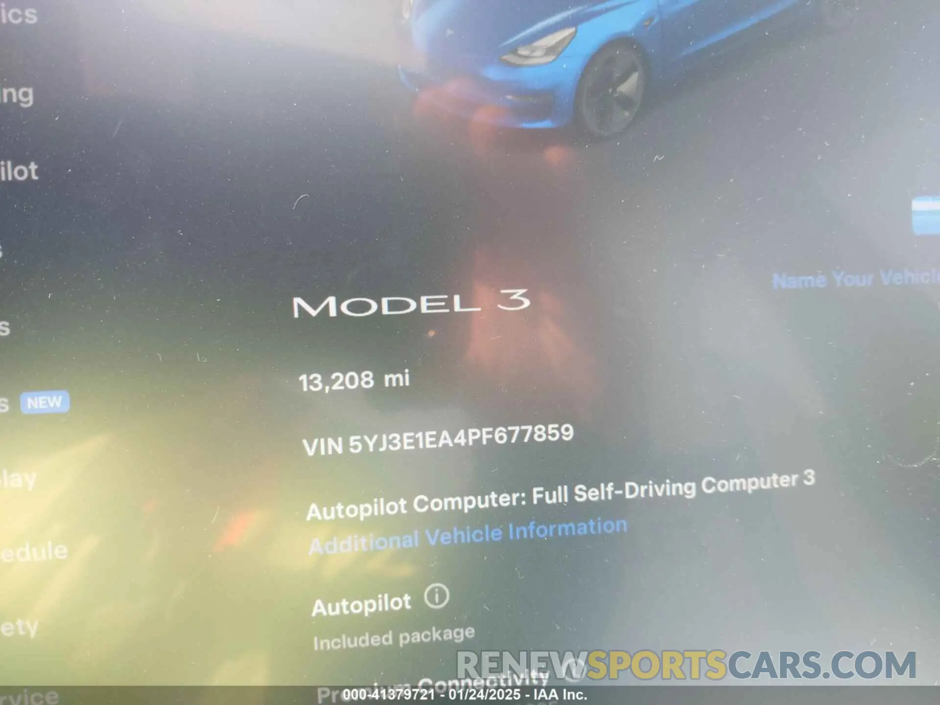 7 Photograph of a damaged car 5YJ3E1EA4PF677859 TESLA MODEL 3 2023