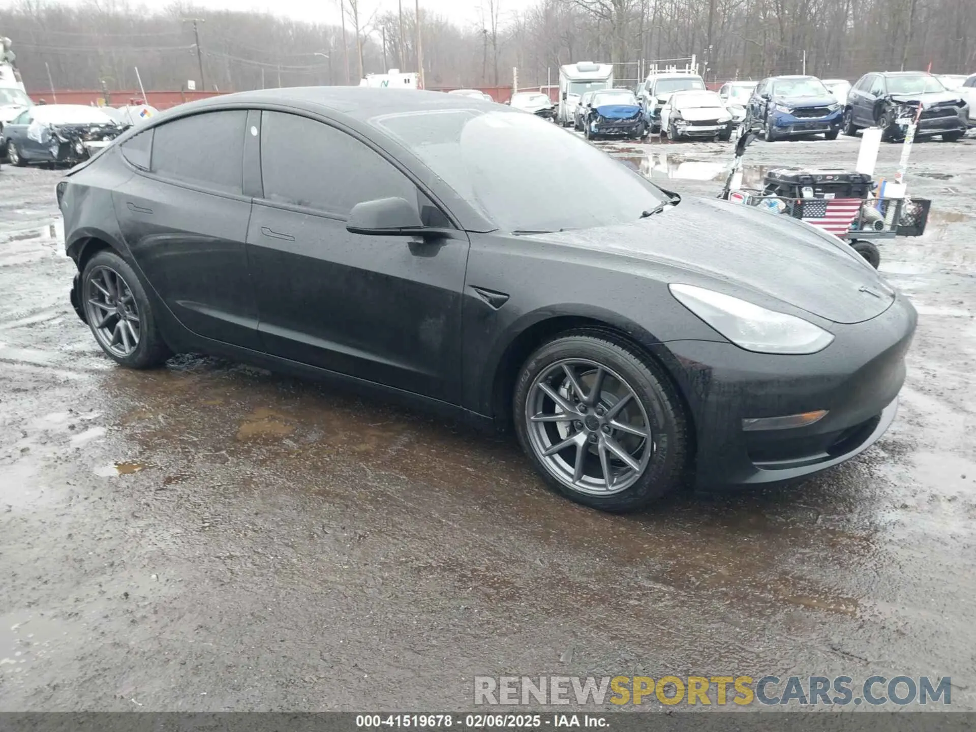 1 Photograph of a damaged car 5YJ3E1EA4PF678395 TESLA MODEL 3 2023