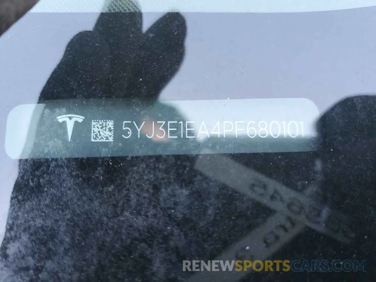 12 Photograph of a damaged car 5YJ3E1EA4PF680101 TESLA MODEL 3 2023
