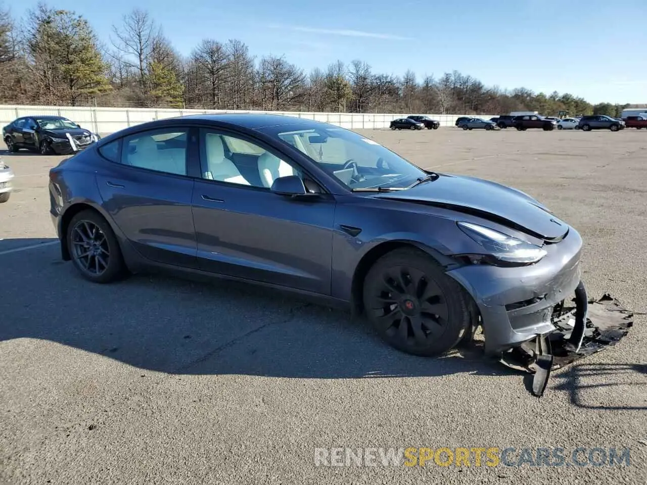 4 Photograph of a damaged car 5YJ3E1EA4PF680101 TESLA MODEL 3 2023