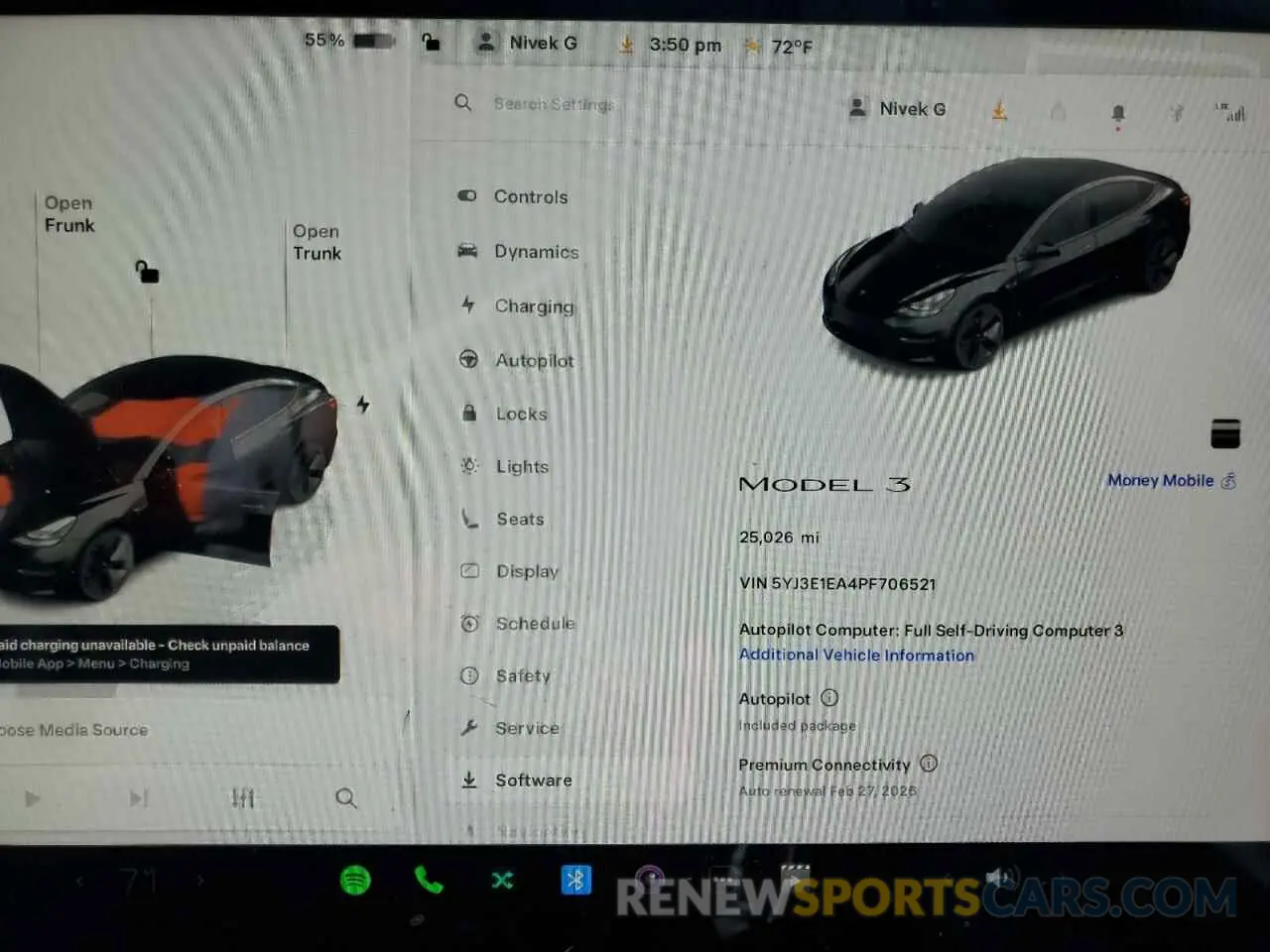 9 Фотография поврежденного автомобиля 5YJ3E1EA4PF706521 TESLA MODEL 3 2023