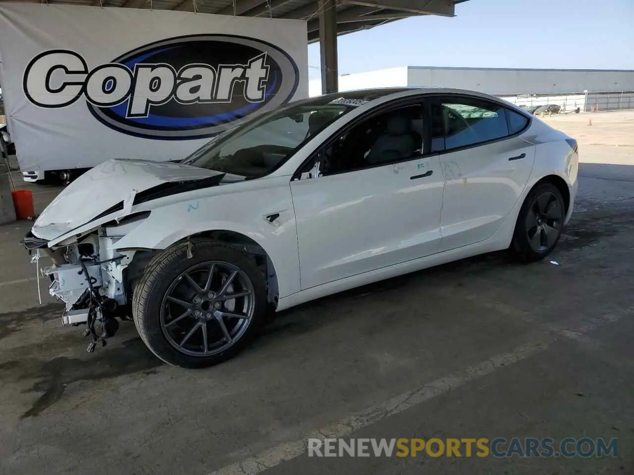 1 Фотография поврежденного автомобиля 5YJ3E1EA5PF400282 TESLA MODEL 3 2023
